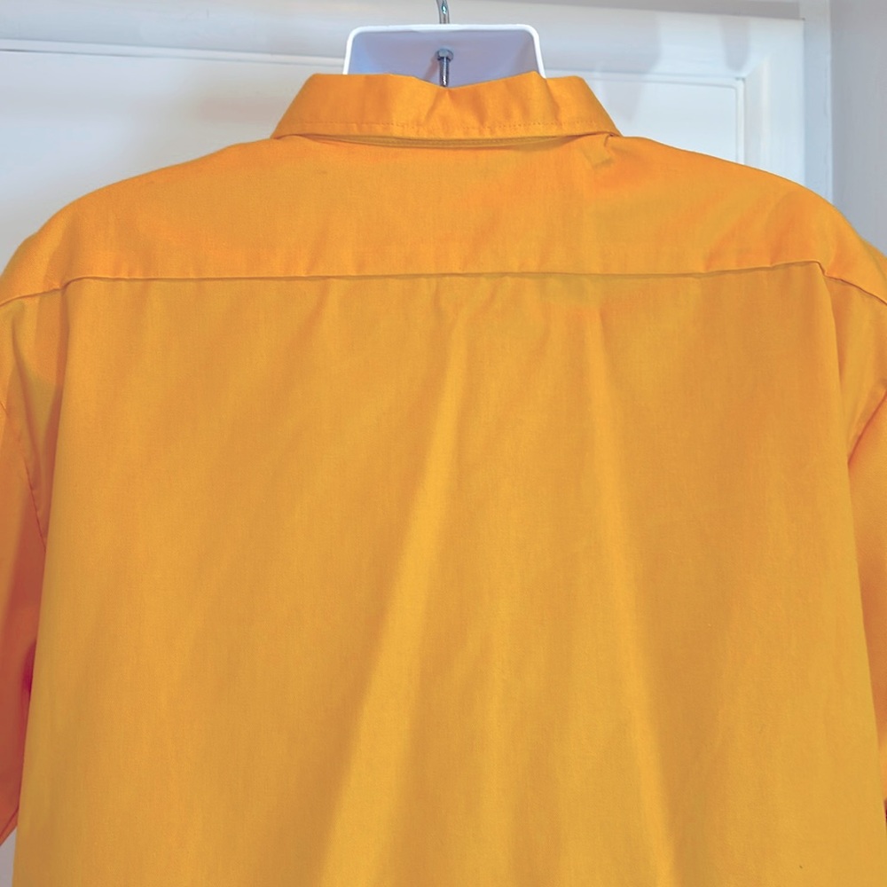 Dickies Burnt Orange Short Sleeve Stain Resistant Work Shirt 2XL NWT - Picture 6 of 14